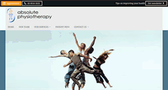 Desktop Screenshot of absolutephysiotherapy.com.au