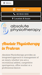 Mobile Screenshot of absolutephysiotherapy.com.au